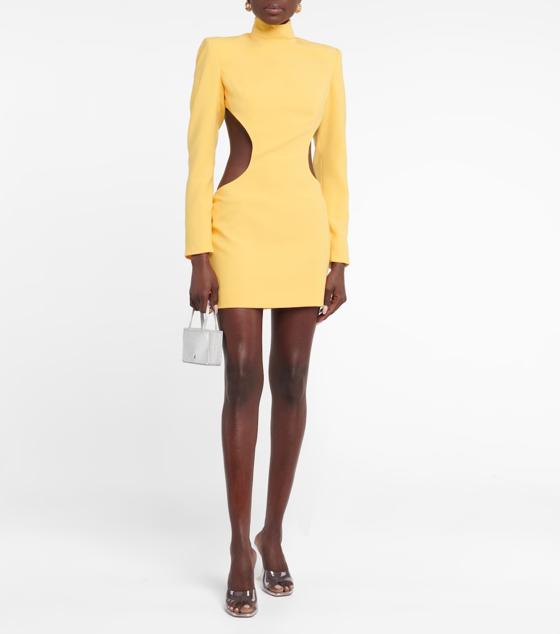 Cutout crêpe minidress | Mônot