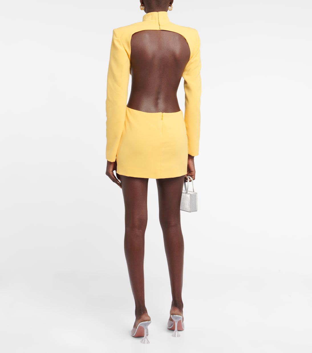 Cutout crêpe minidress | Mônot