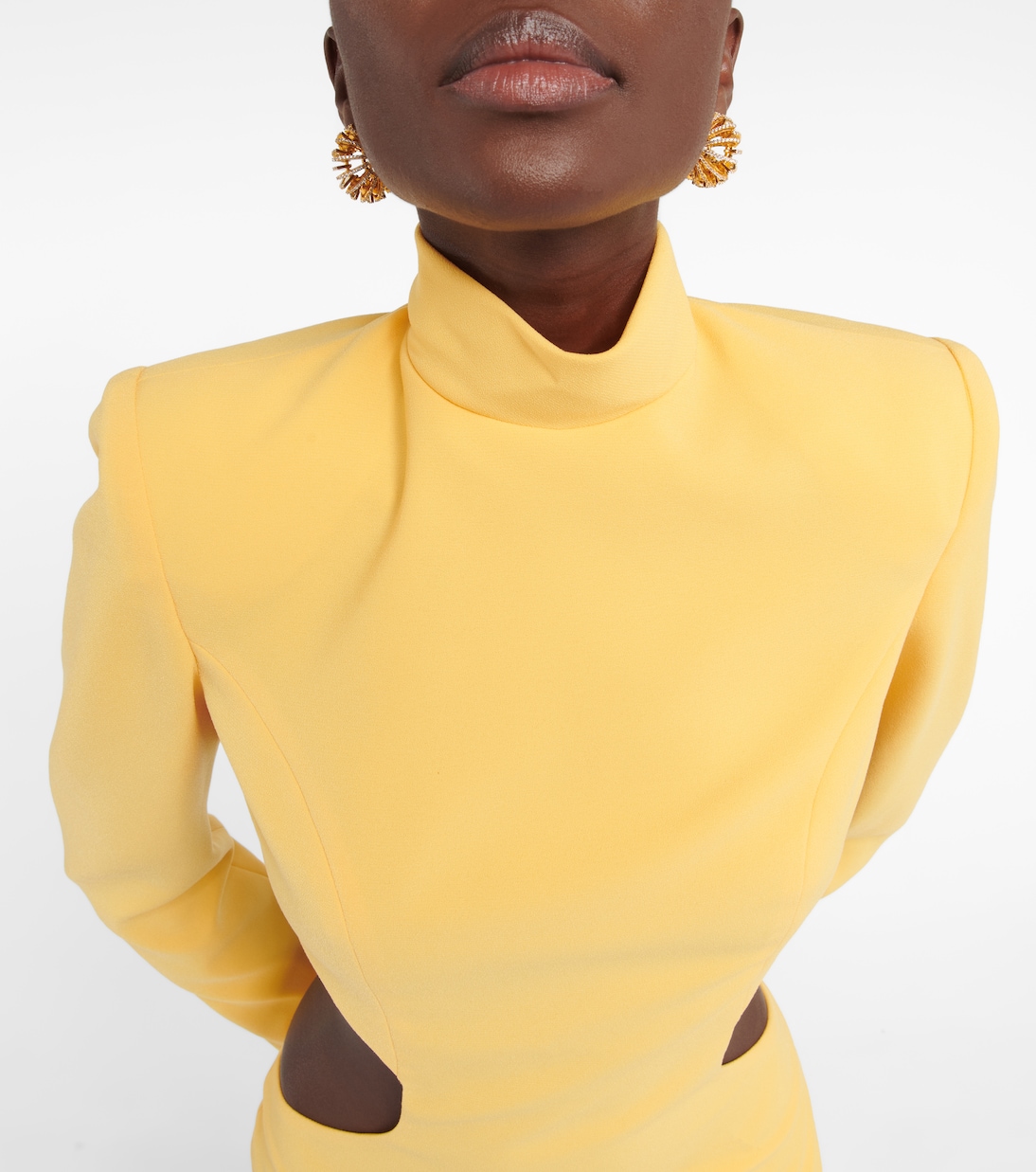Cutout crêpe minidress | Mônot