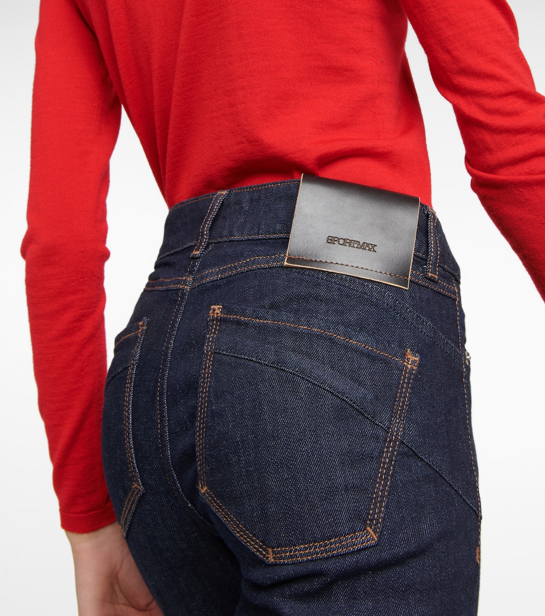 Palpiti low-rise bootcut jeans | Sportmax