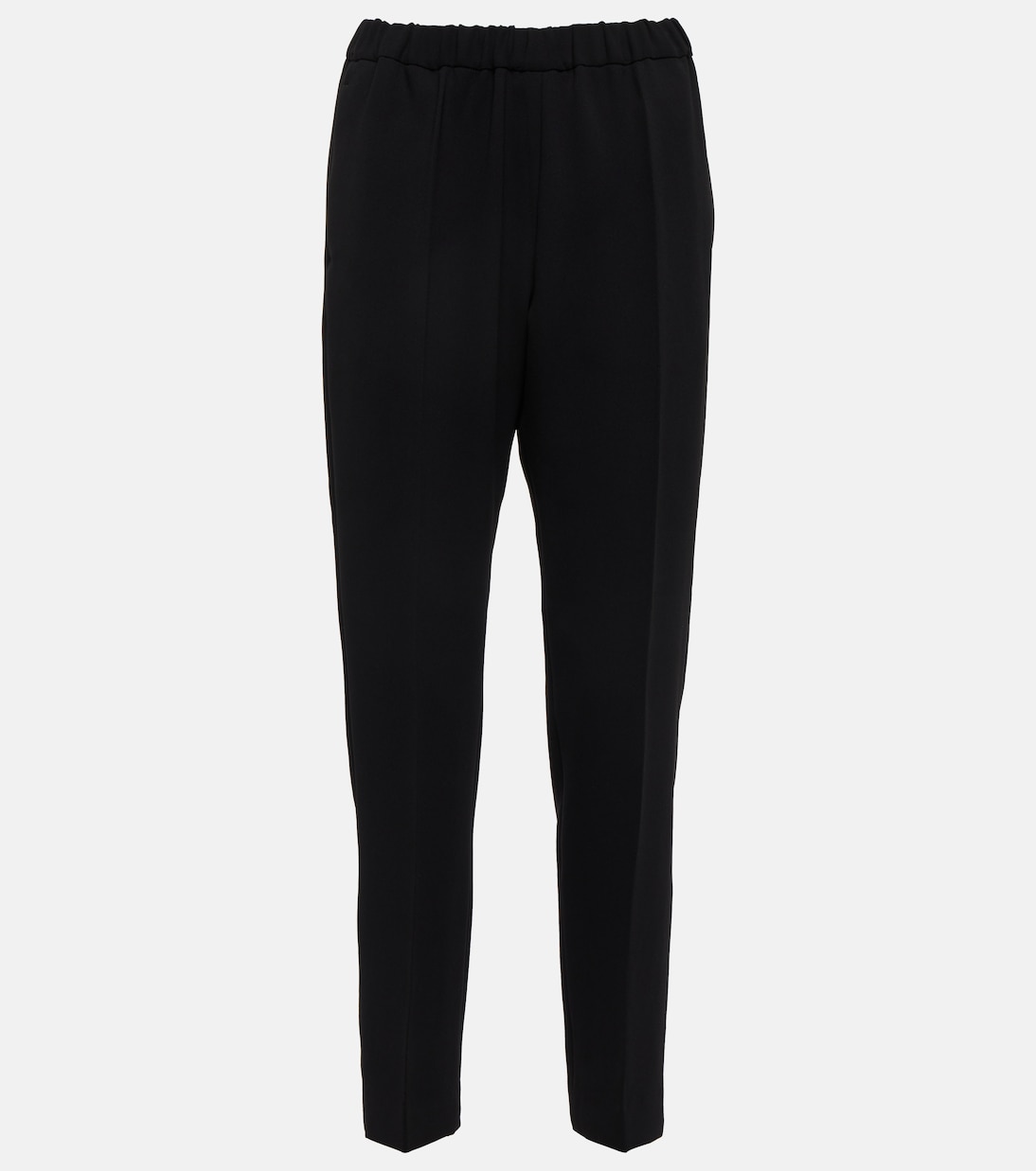 Palmira high-rise slim crêpe pants | Dries Van Noten