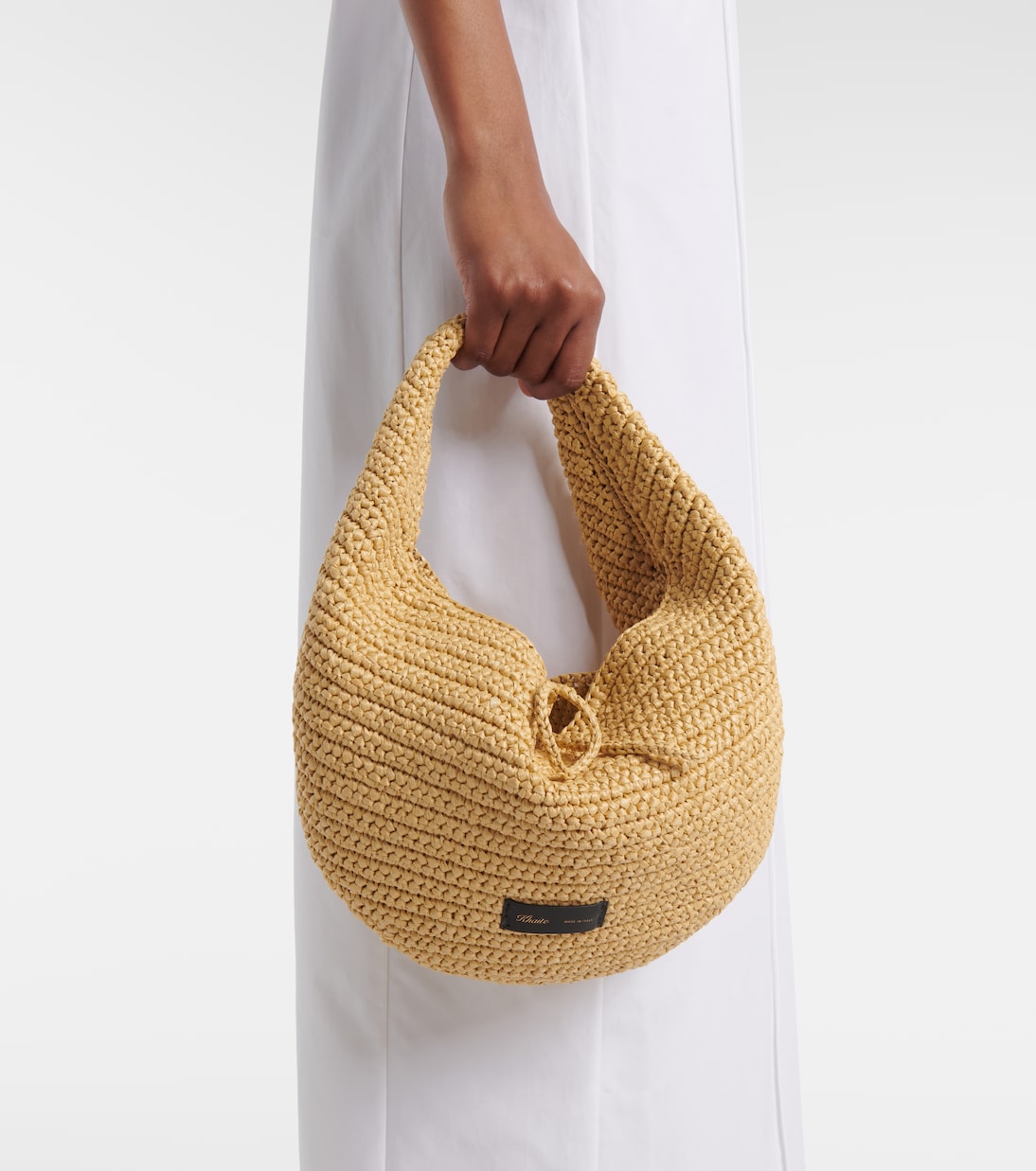 Sac Olivia Medium en raphia | Khaite