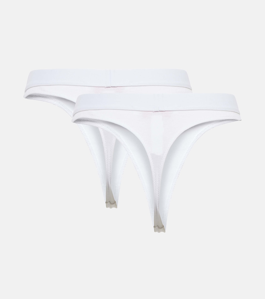 Set of 2 logo cotton thongs | Off-White