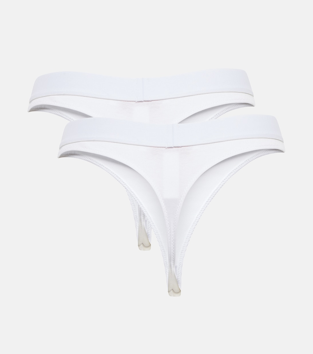 Set of 2 logo cotton thongs | Off-White