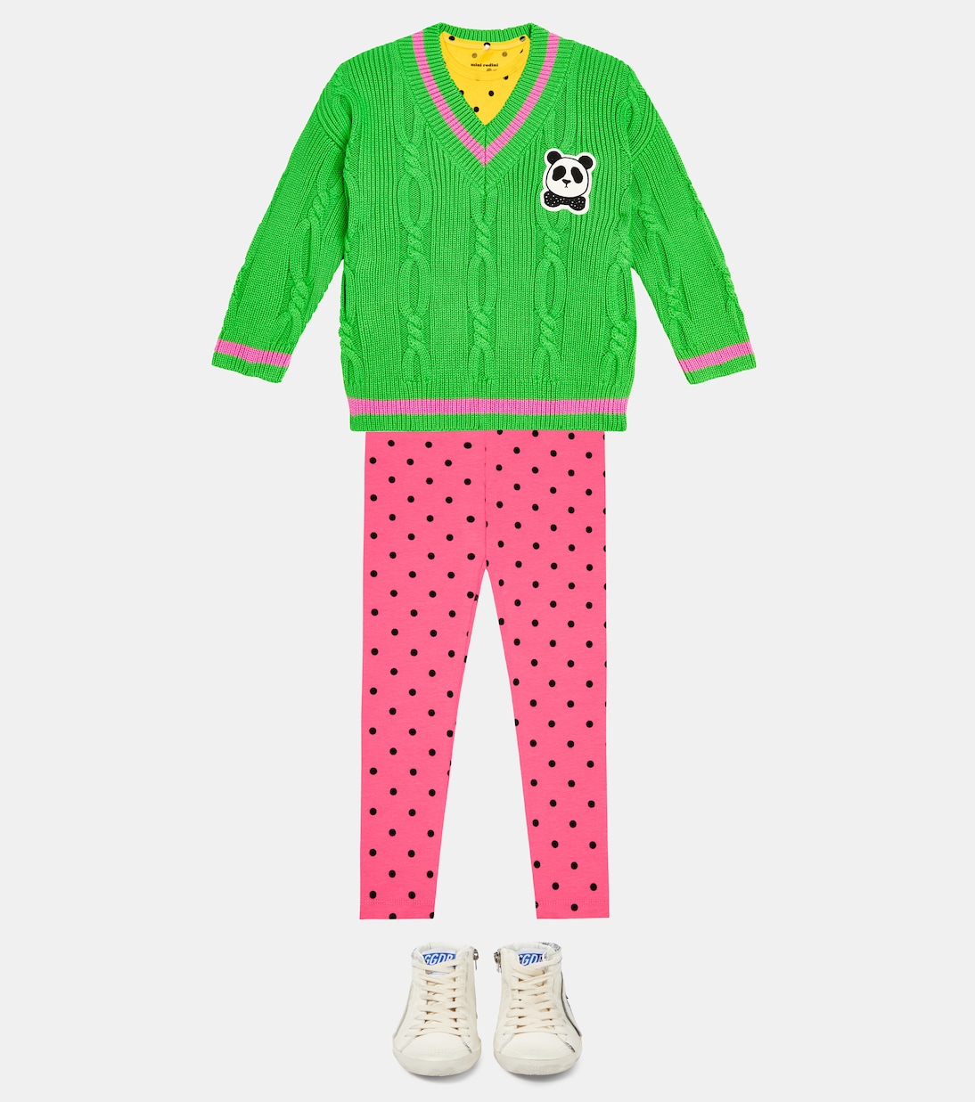 Camiseta de jersey con lunares | Mini Rodini