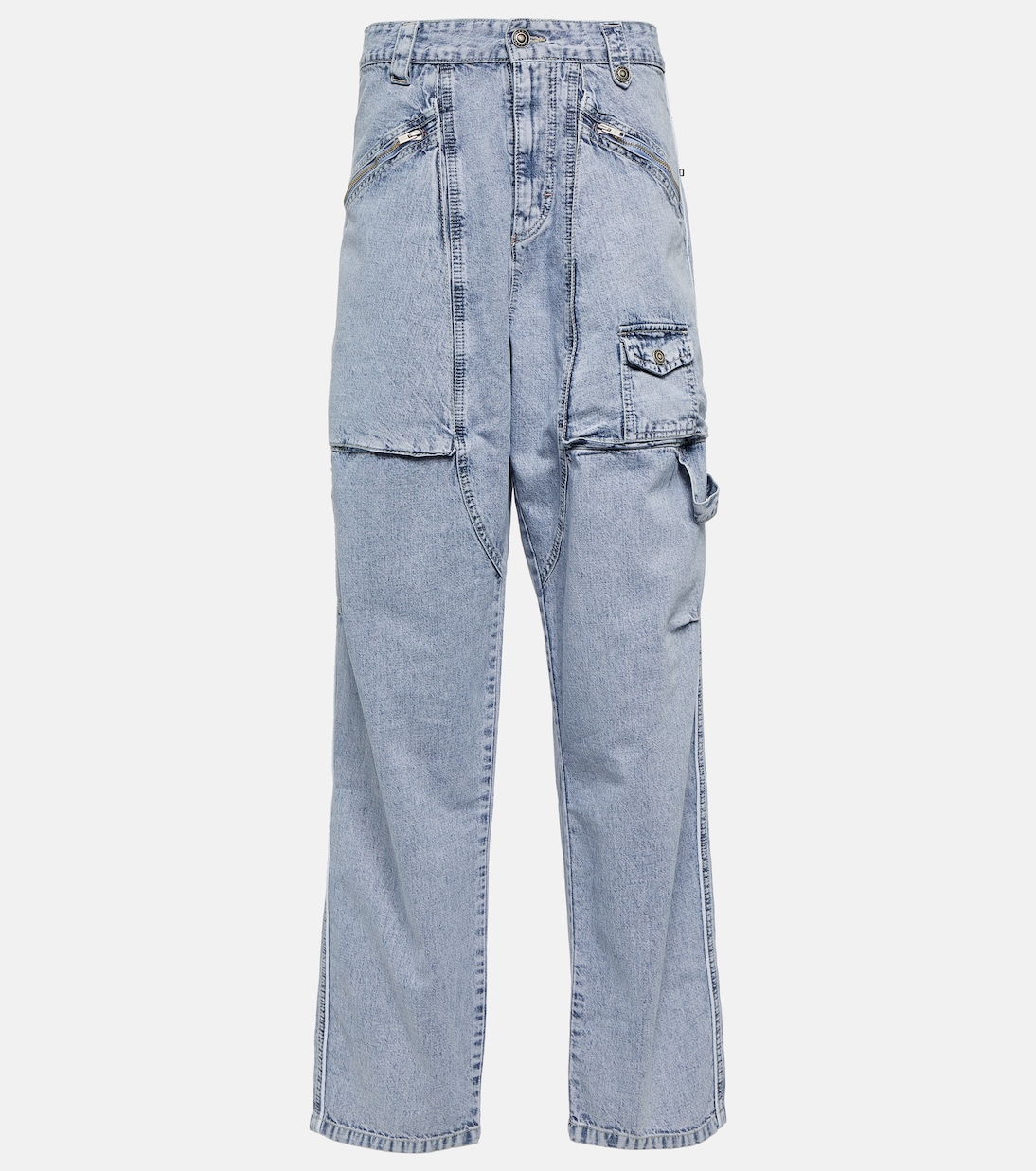 Paciane wide-leg cargo jeans | Isabel Marant