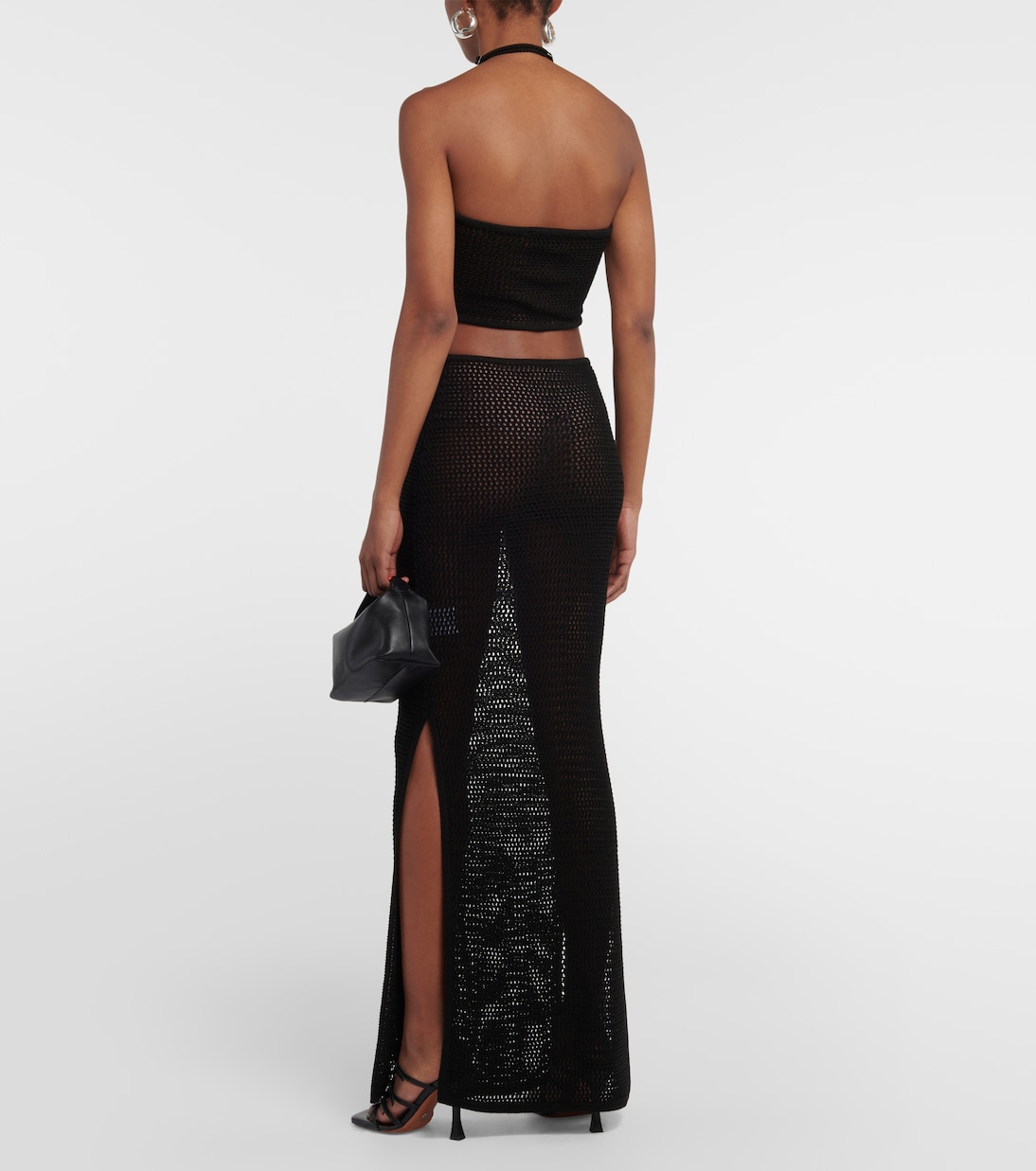 Vestido largo en mezcla de algodón | Aya Muse