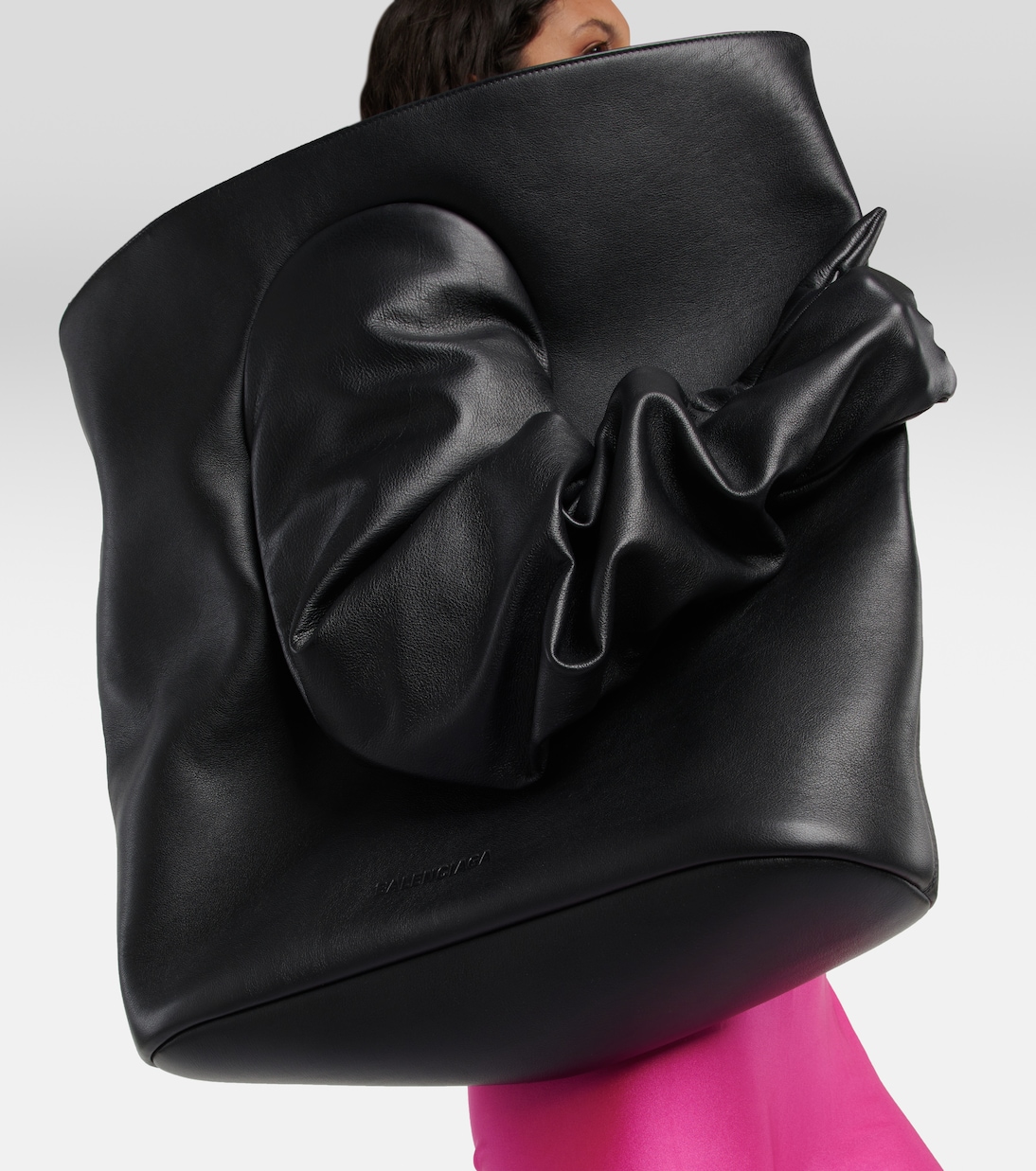 Glove Large leather tote bag | Balenciaga