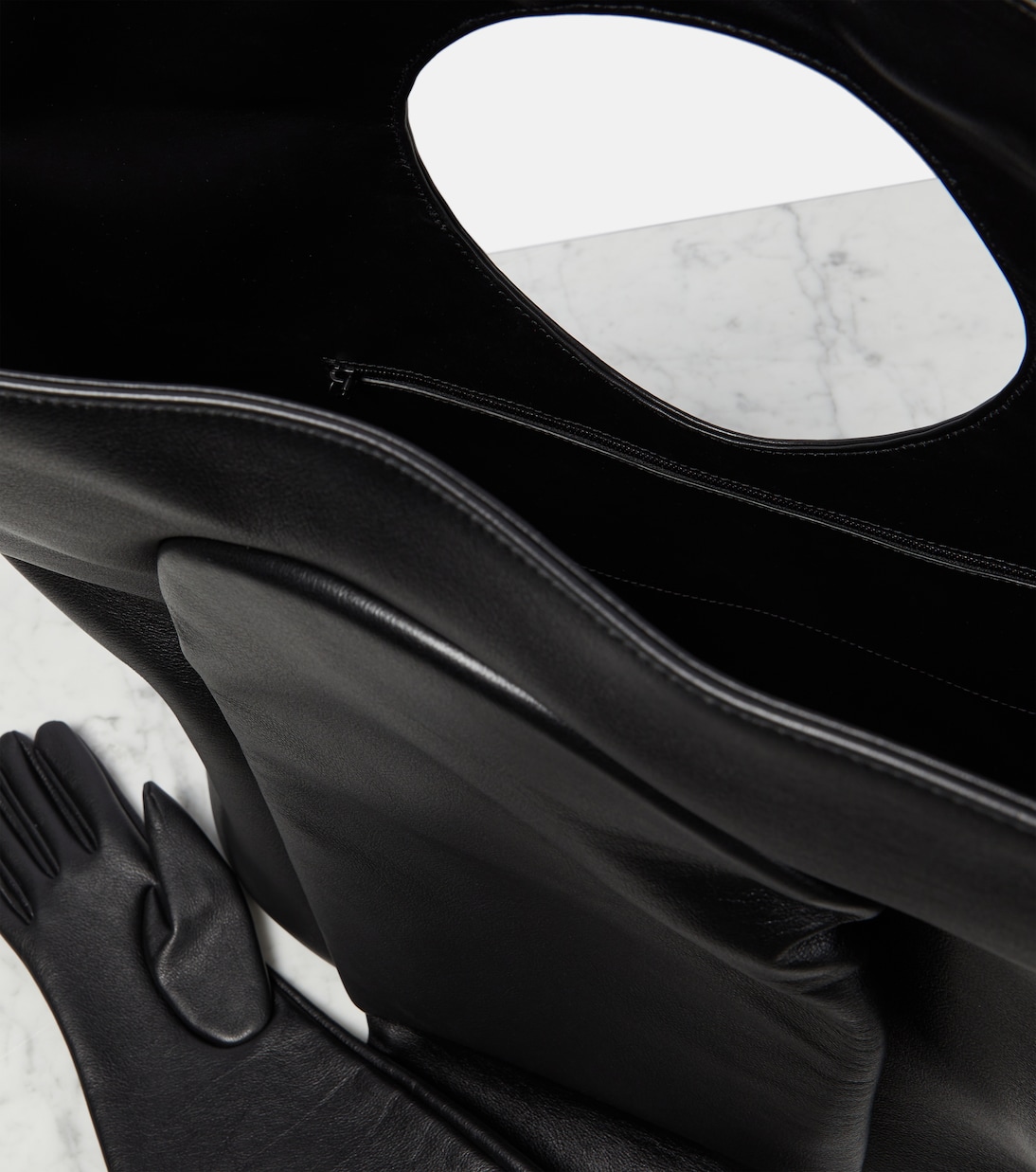 Glove Large leather tote bag | Balenciaga