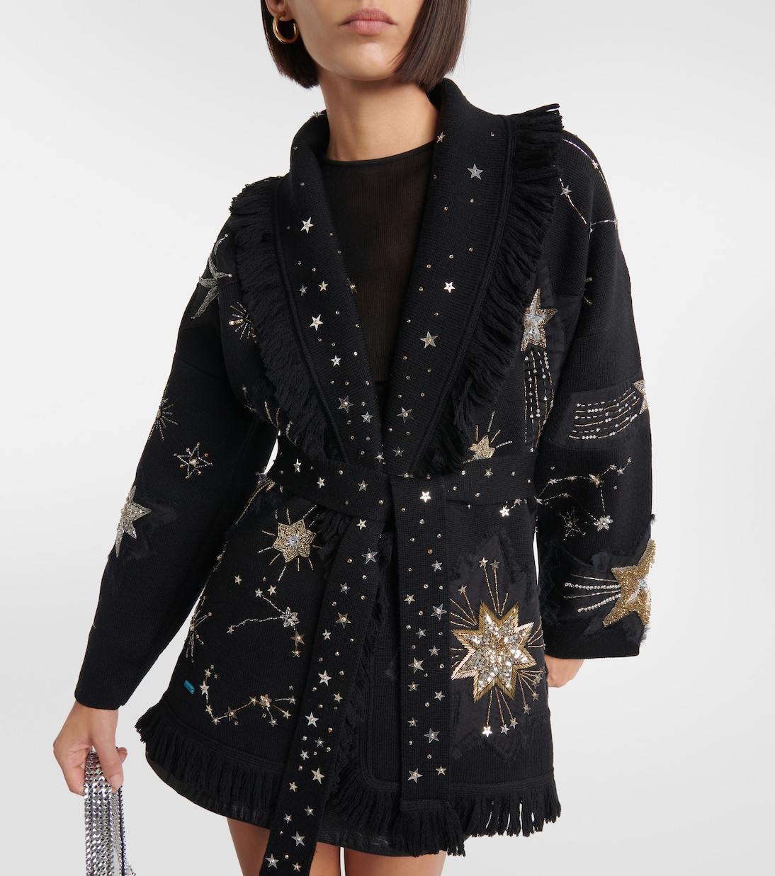 The Wandering Star wool cardigan | Alanui