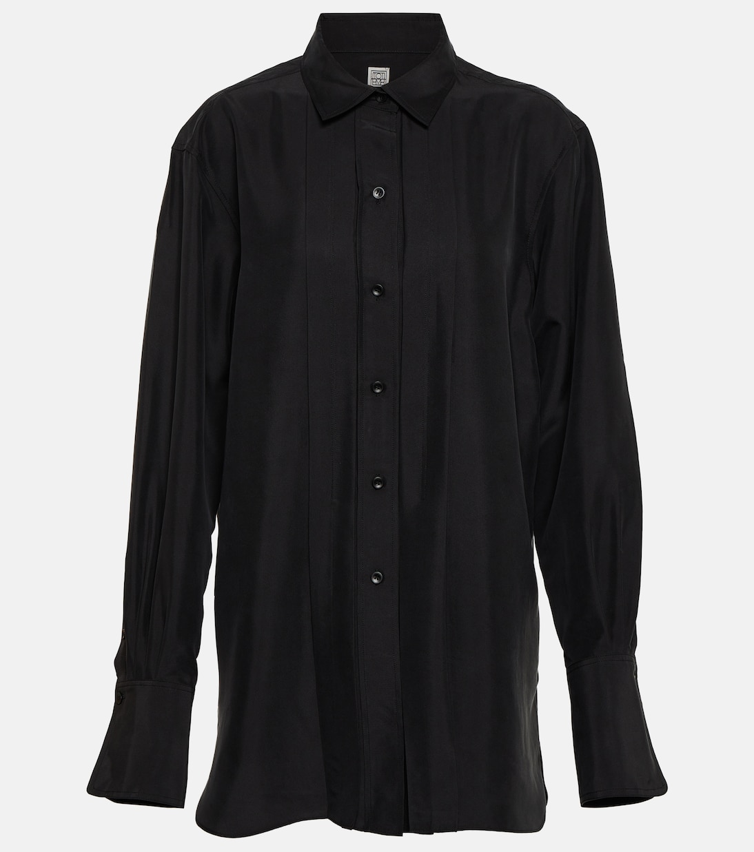 Oversized silk shirt | Toteme