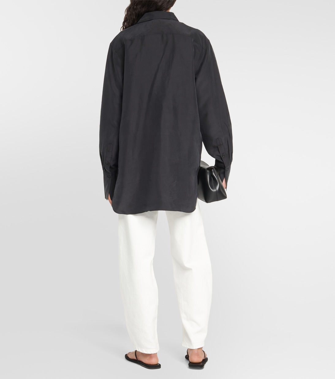 Oversized silk shirt | Toteme