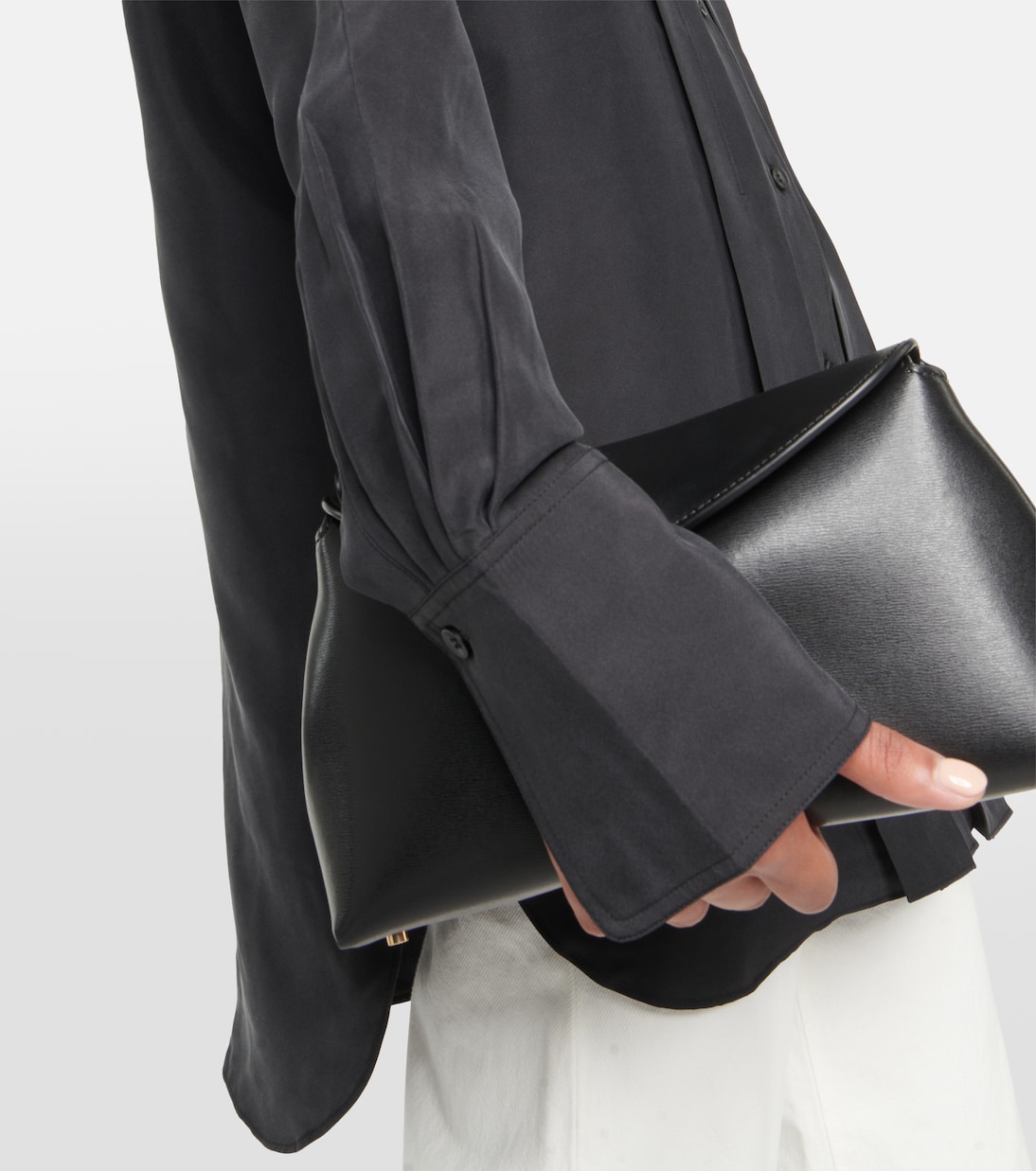 Oversized silk shirt | Toteme