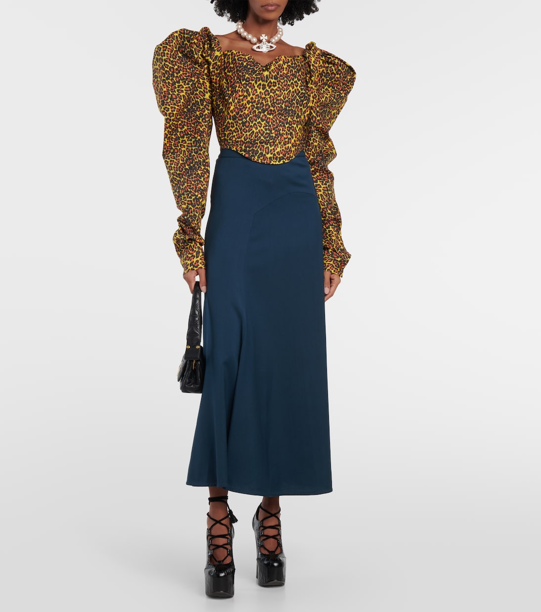 Sunday leopard-print corset top | Vivienne Westwood