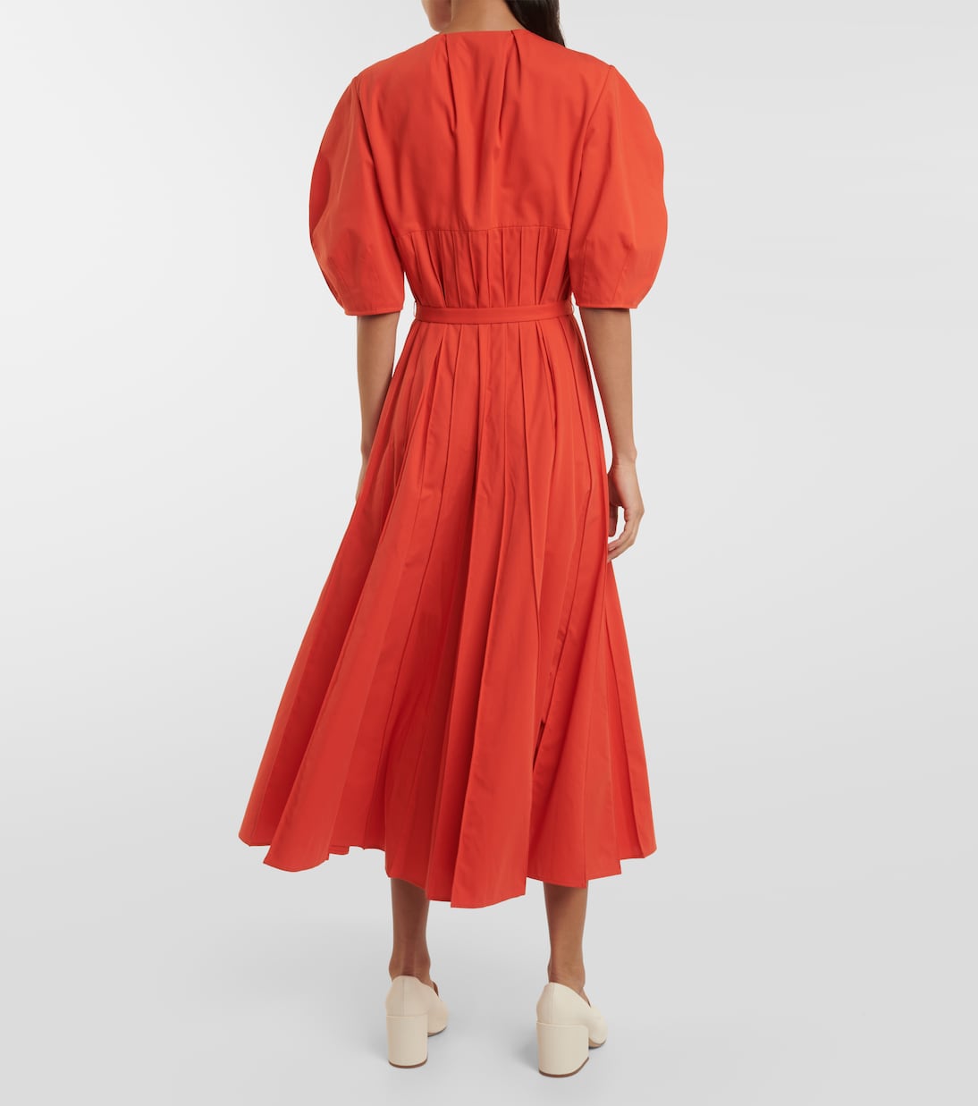Vestido midi Caden de algodón | Gabriela Hearst