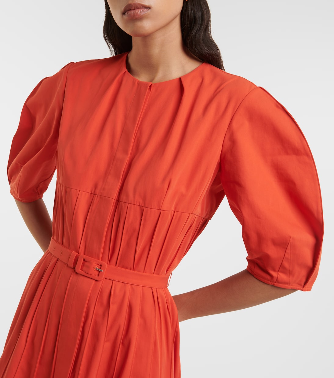 Vestido midi Caden de algodón | Gabriela Hearst