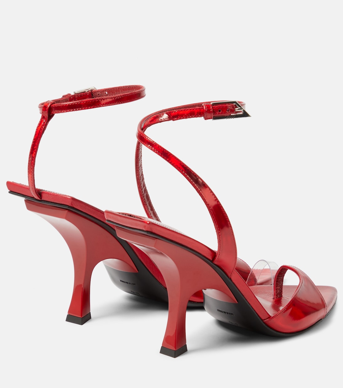 Sandalen aus Metallic-Leder | The Attico