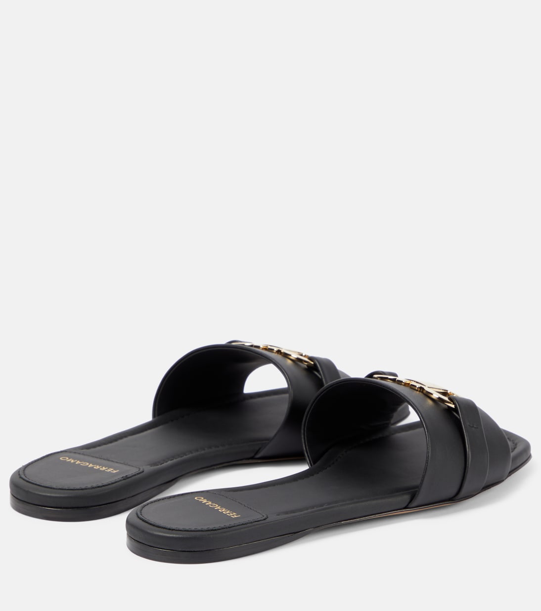 Gancini leather sandals | Ferragamo