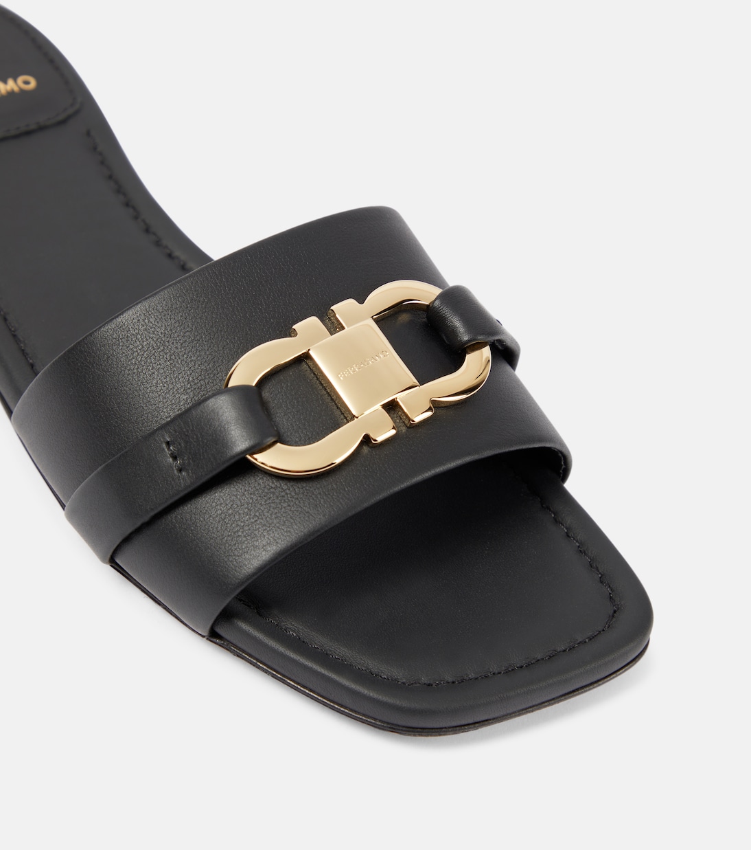 Gancini leather sandals | Ferragamo