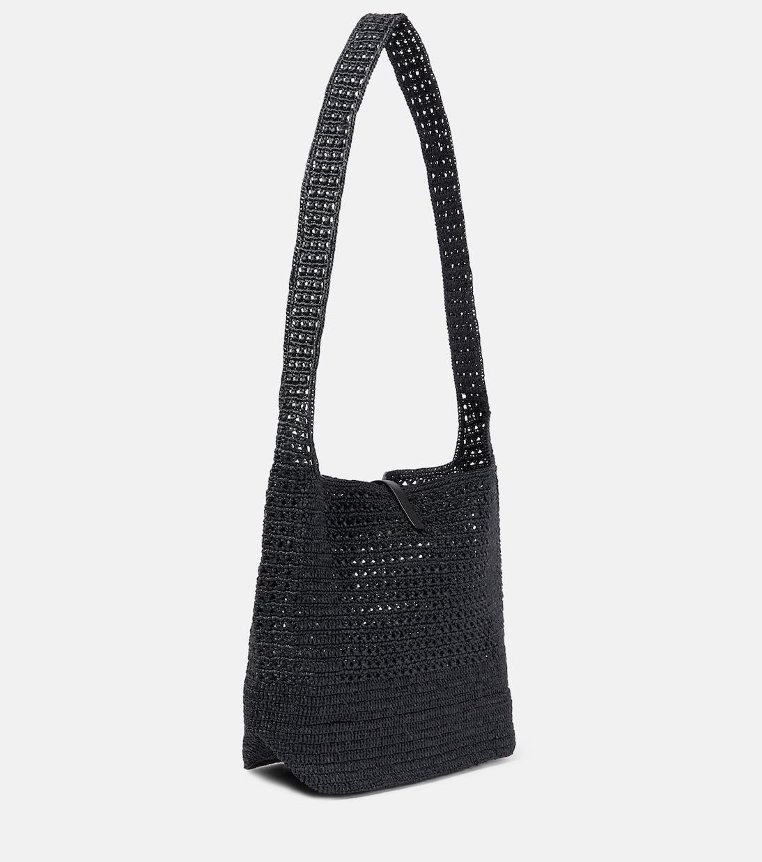 Sac Le 5 à 7 Medium en crochet et raphia | Saint Laurent