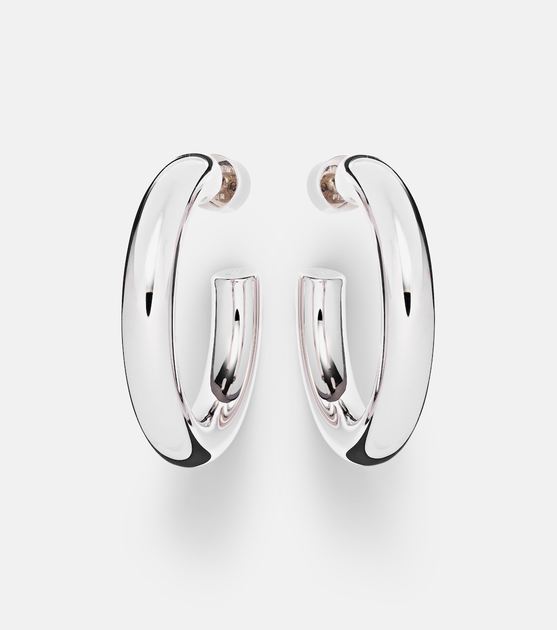 Orecchini a cerchio mini Samira in oro placcato 14kt di JENNIFER FISHER per giovani trendy