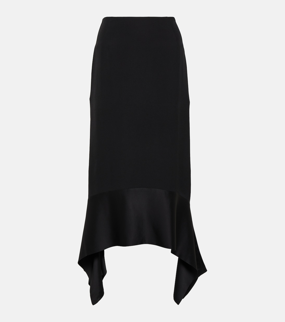 Gonna midi in crêpe e raso | Toteme