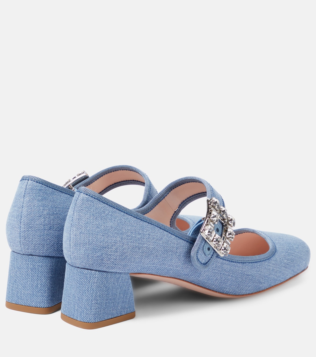 Mary-Jane-Pumps Très Vivier Strass Buckle Babies | Roger Vivier