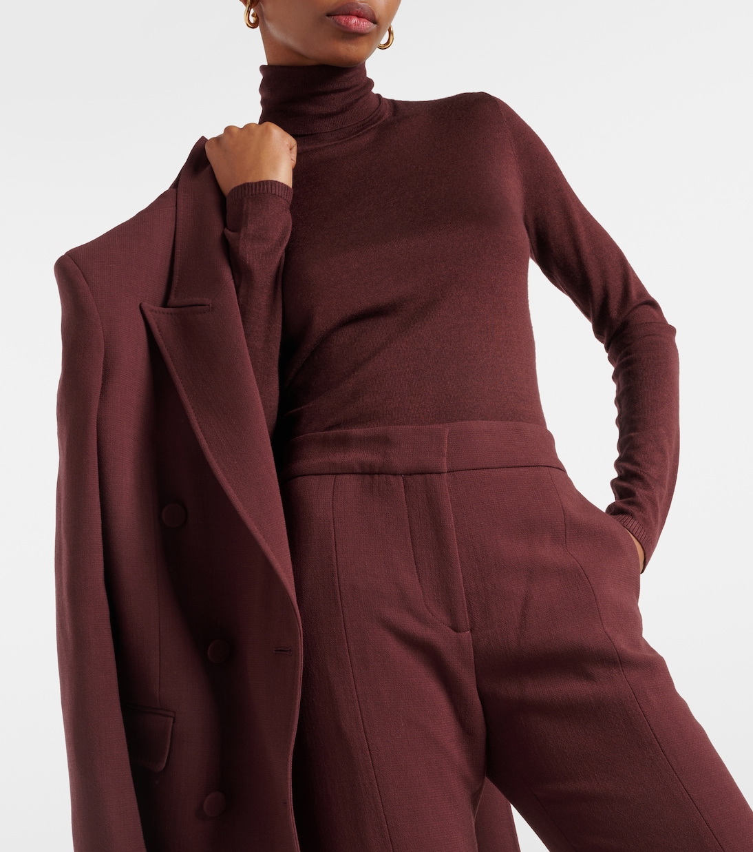 Virgin wool flared pants | Gabriela Hearst