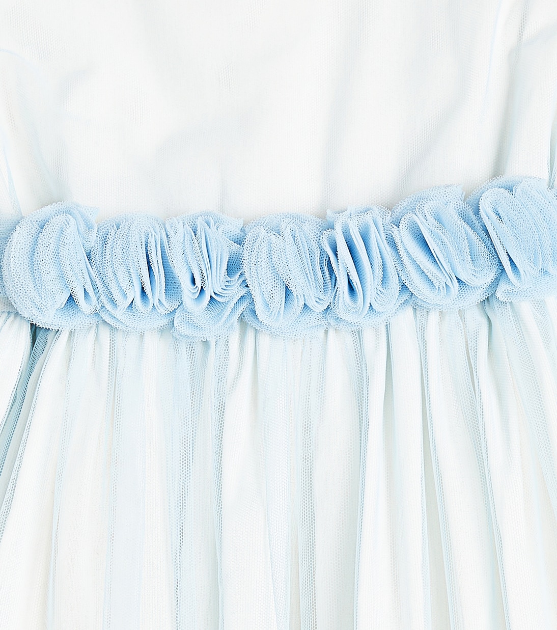 Floral-appliqué tulle dress | Il Gufo