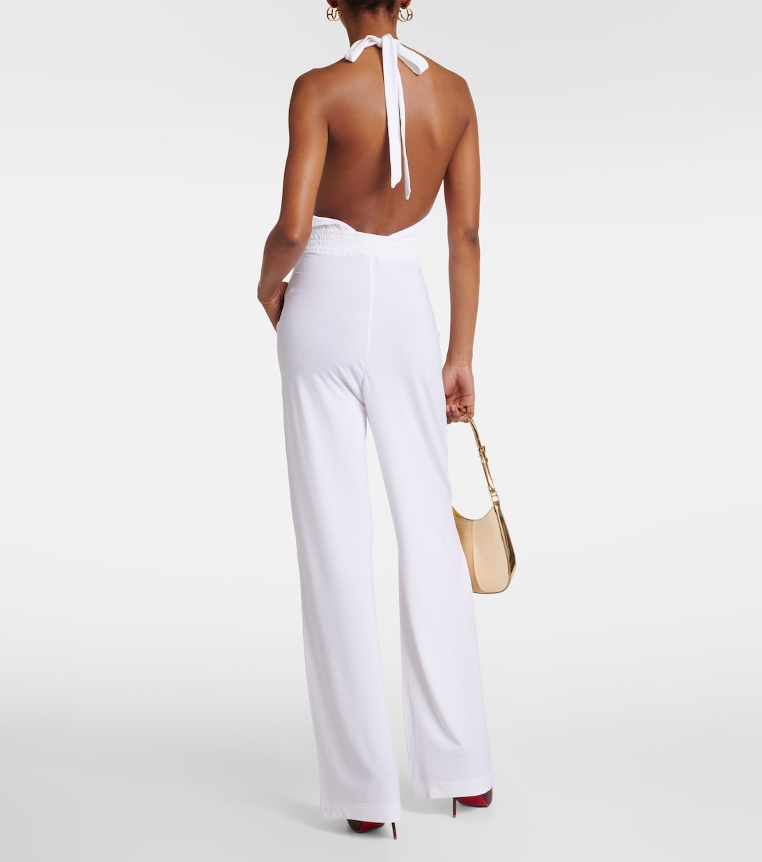 Mono Nice de jersey con cuello halter | Max Mara