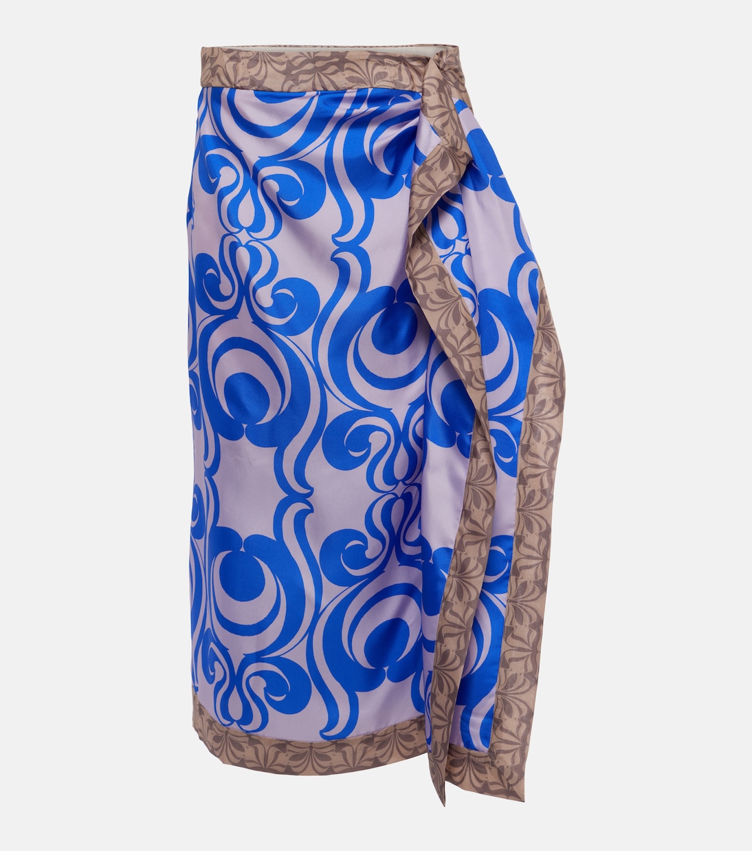Gonna in twill di seta | Dries Van Noten
