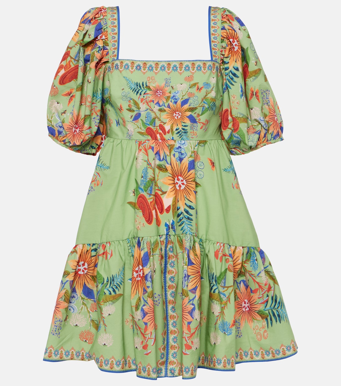 Bright Yard cotton minidress | Farm Rio
