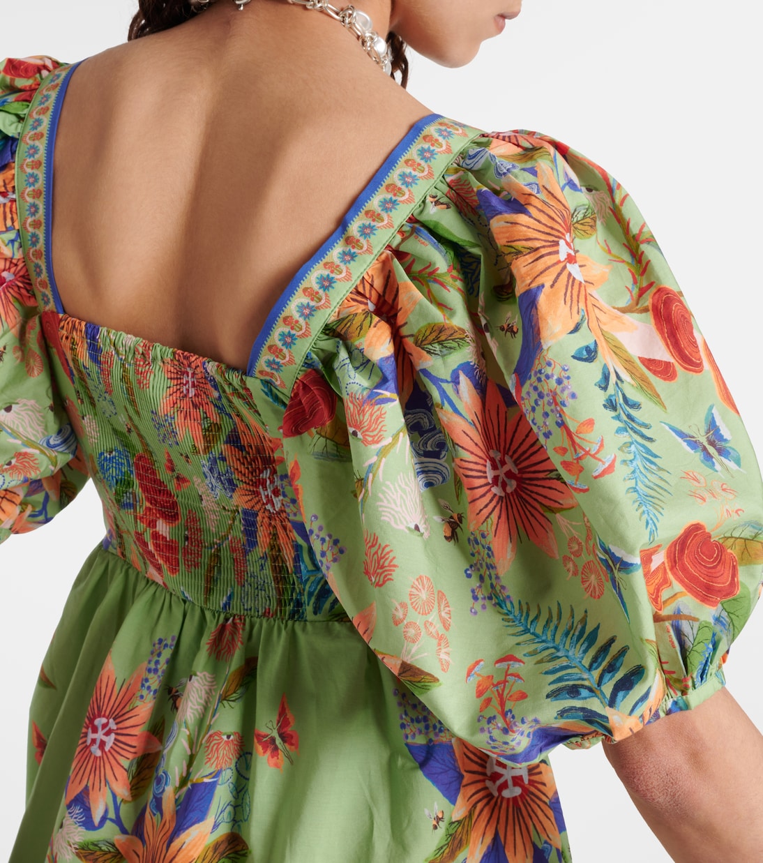Bright Yard cotton minidress | Farm Rio