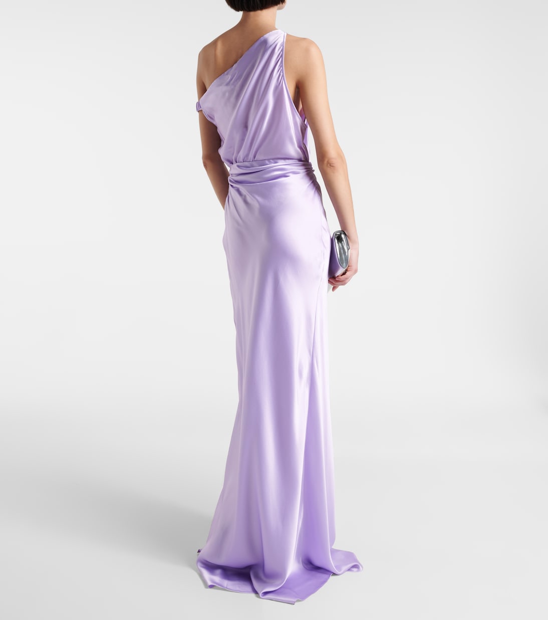 Asymmetric silk gown | The Sei
