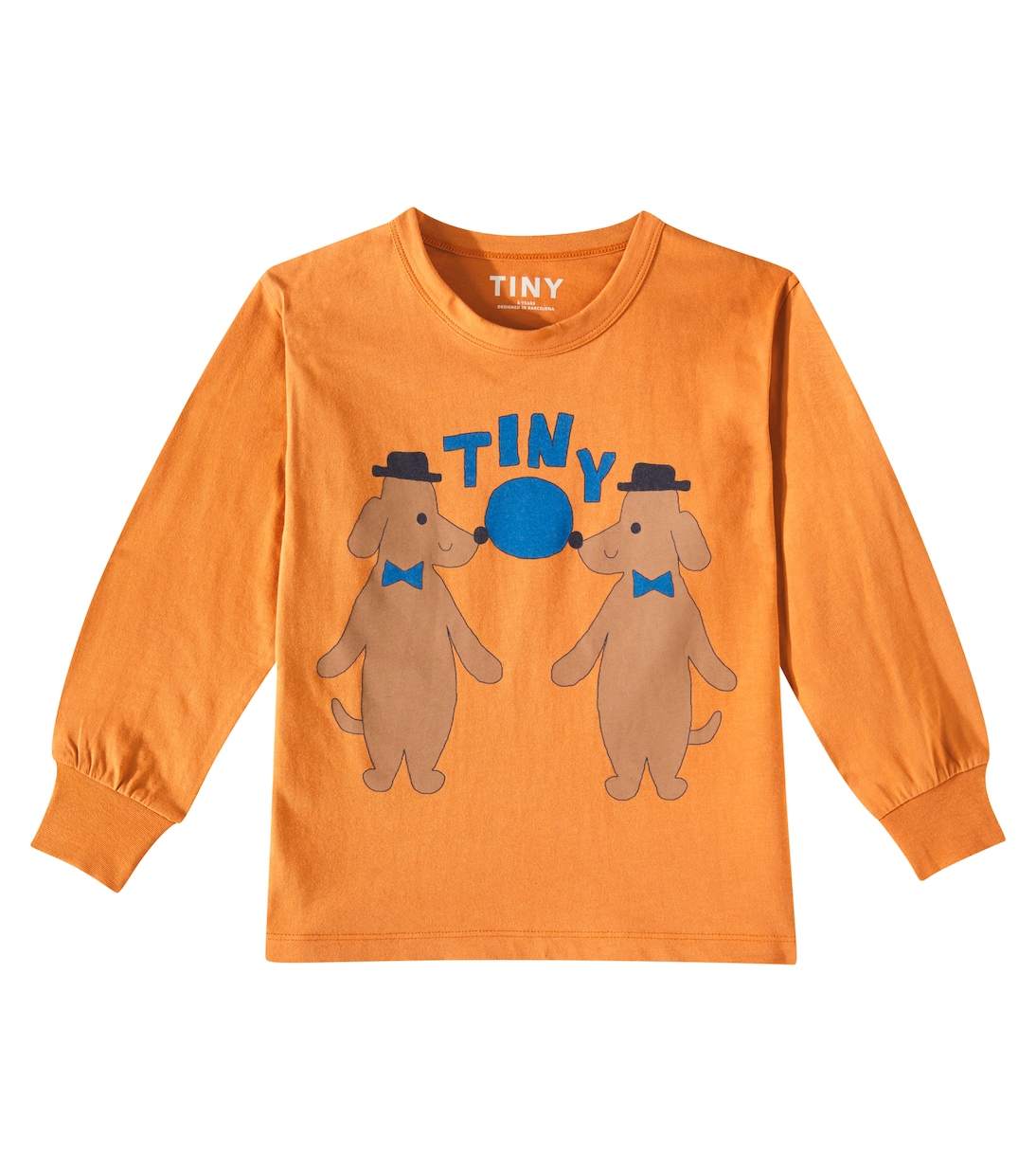 Bedrucktes T-Shirt Tiny Dogs aus Baumwolle | Tinycottons