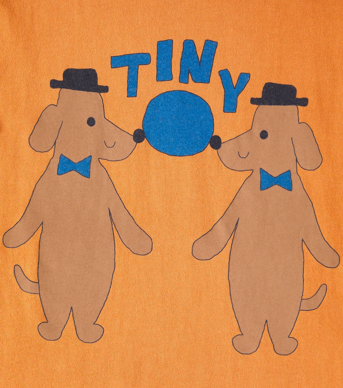 Bedrucktes T-Shirt Tiny Dogs aus Baumwolle | Tinycottons