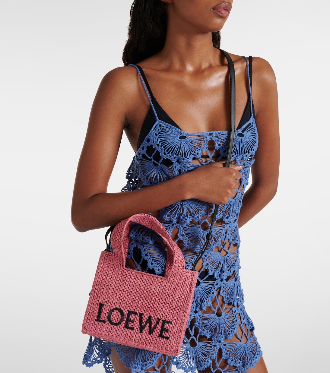 Loewe small raffia bag on sale