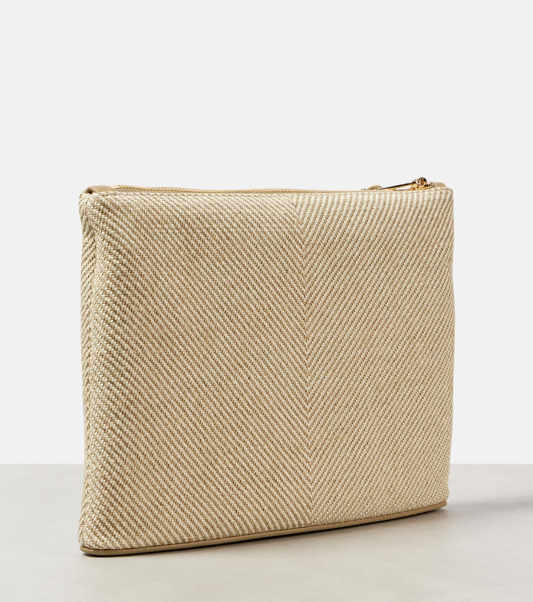 Borsellino LOEWE in jacquard con finiture in pelle, design rettangolare e stile giovane