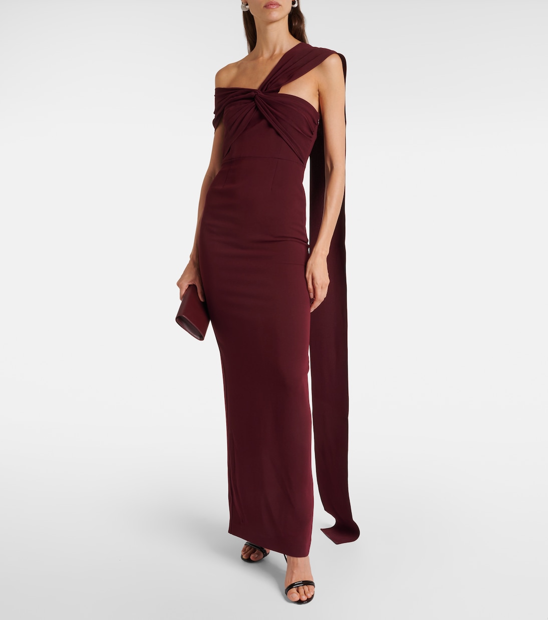 Draped cady gown | Roland Mouret
