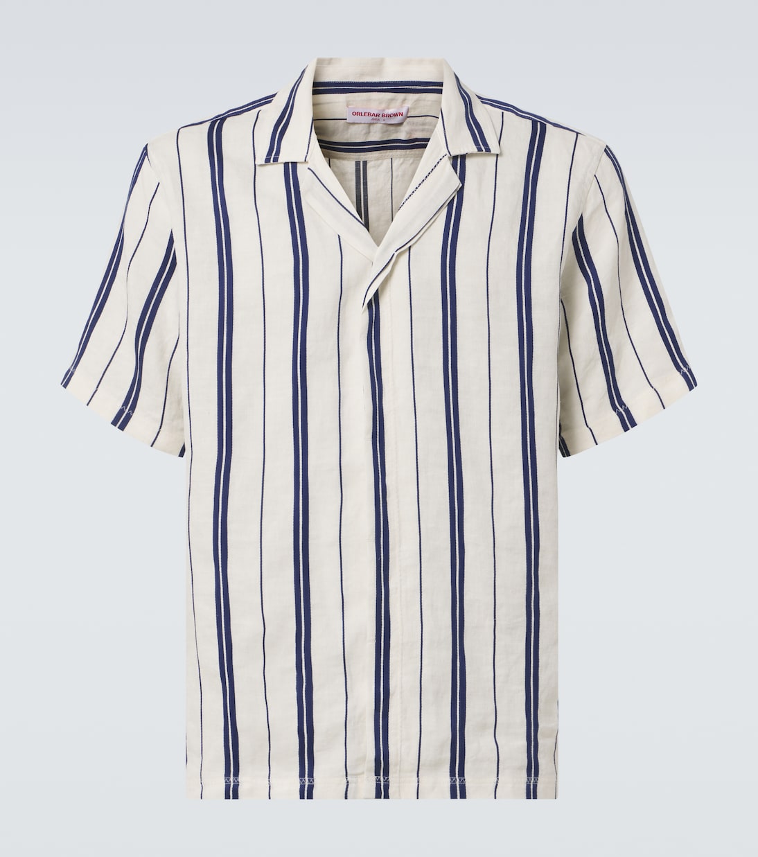 Camicia Maitan in lino e cotone a righe | Orlebar Brown