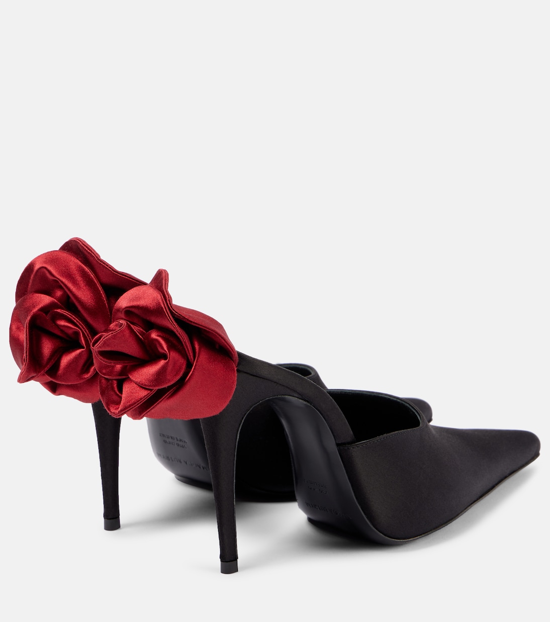 Mules in raso con applicazioni | Magda Butrym