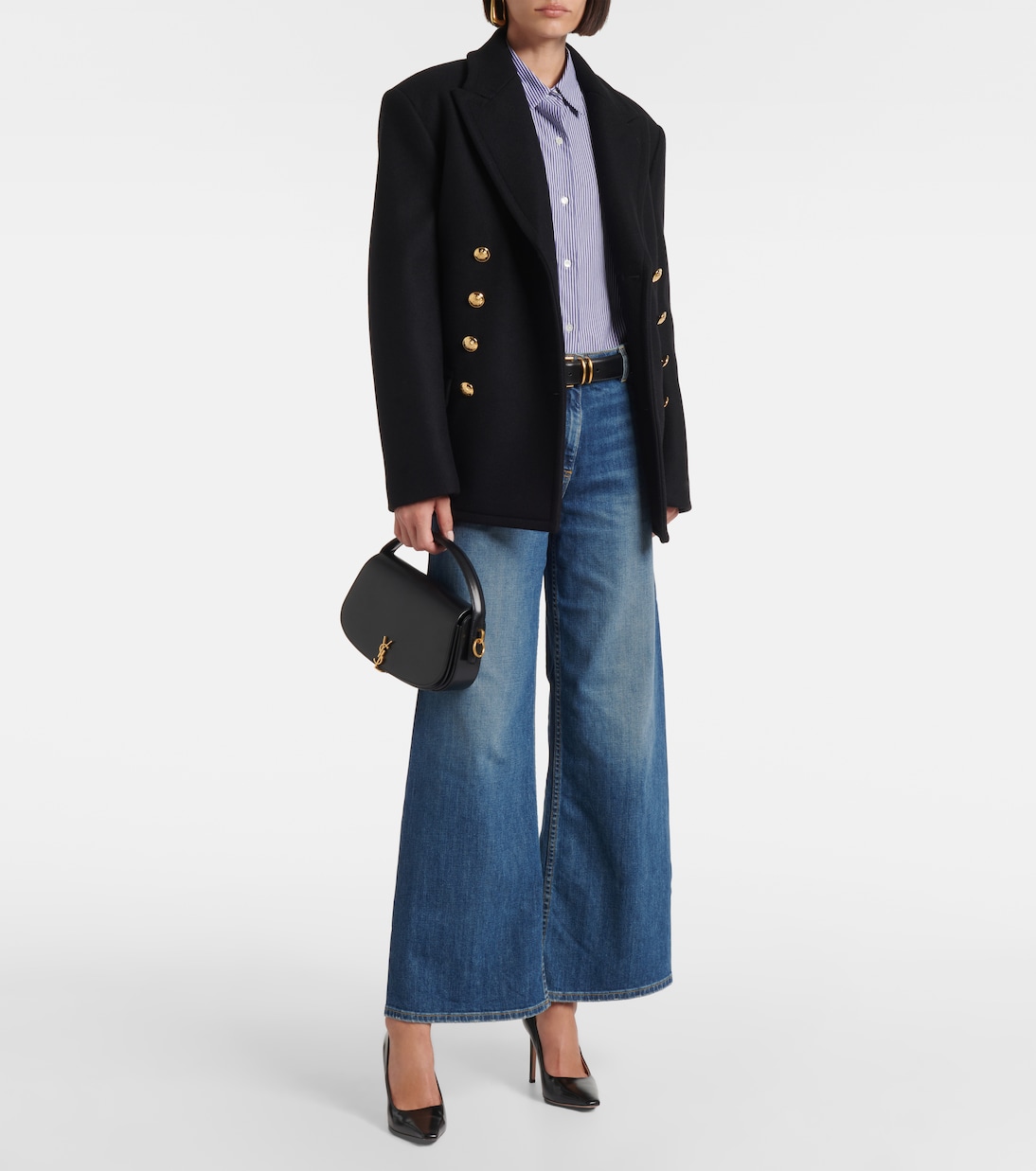 Jeans Megan a gamba larga e vita media | Nili Lotan
