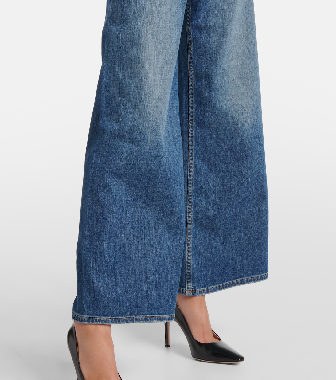 Jeans Megan a gamba larga e vita media | Nili Lotan