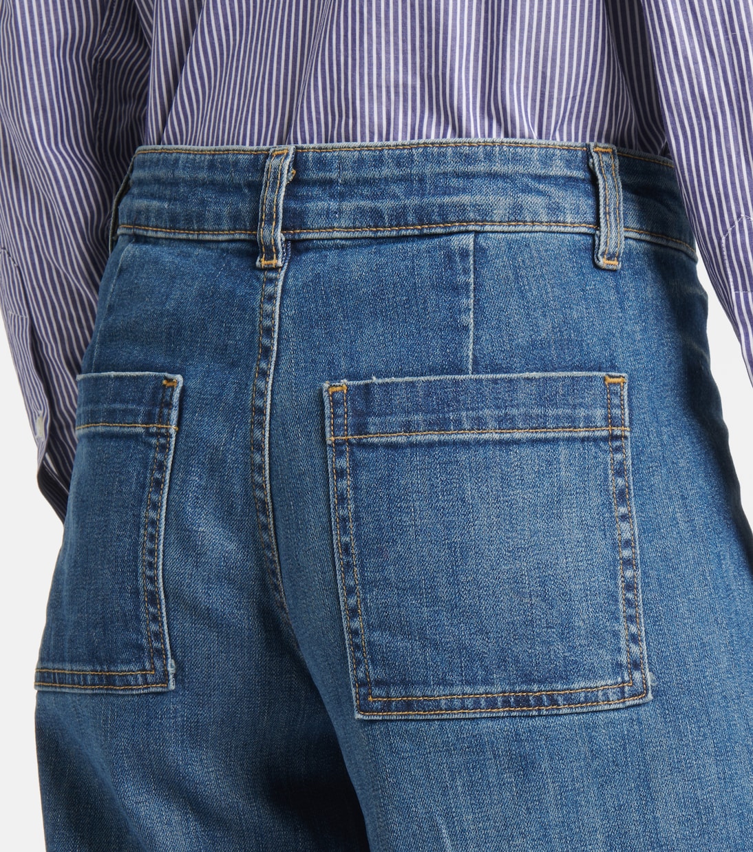 Jeans Megan a gamba larga e vita media | Nili Lotan