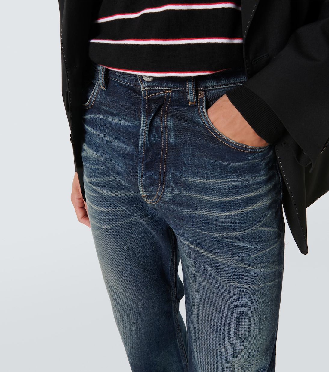 Jeans anchos 2021M de tiro medio | Acne Studios