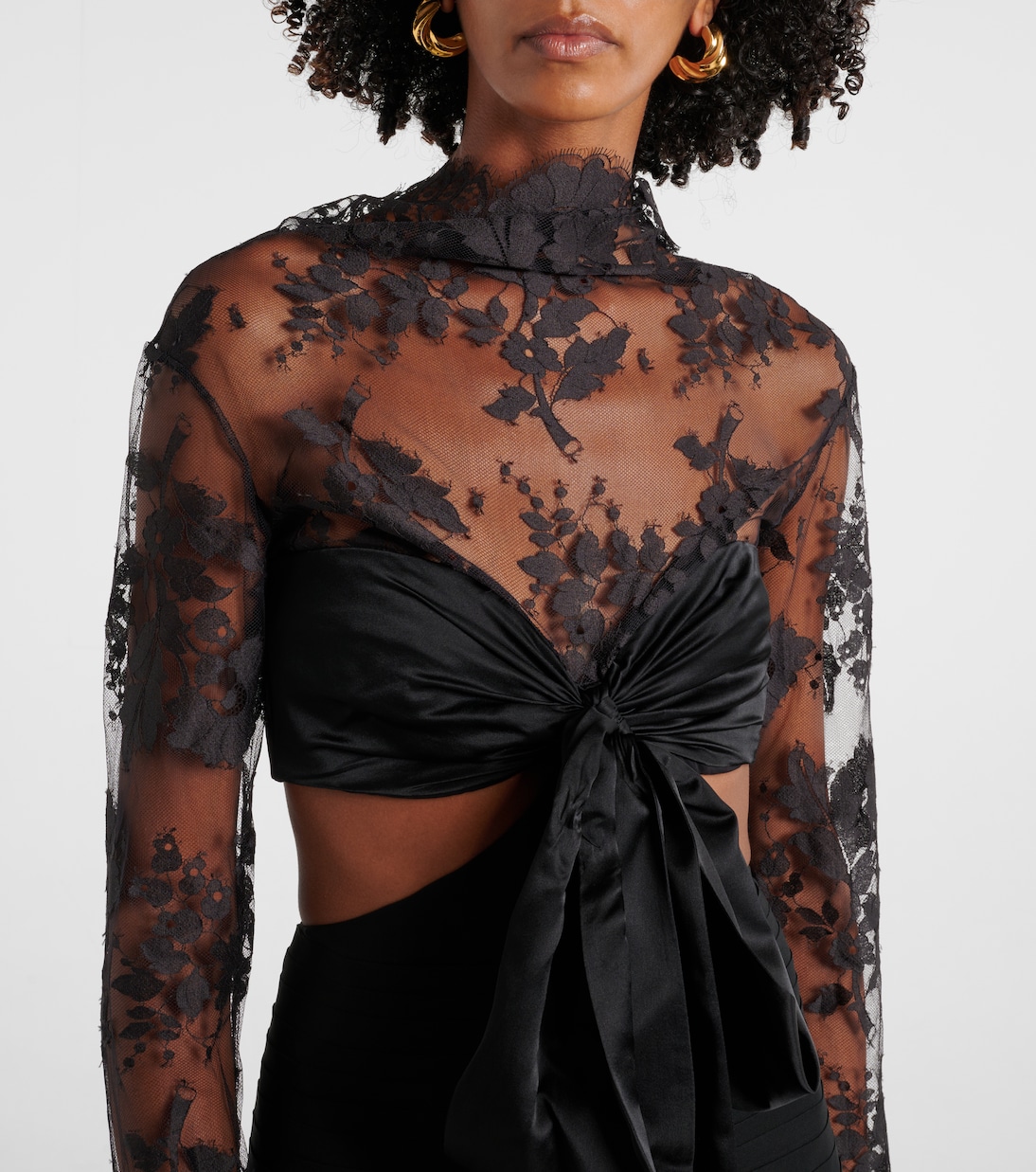 Abito lungo Illustration Flounce in seta | Zimmermann