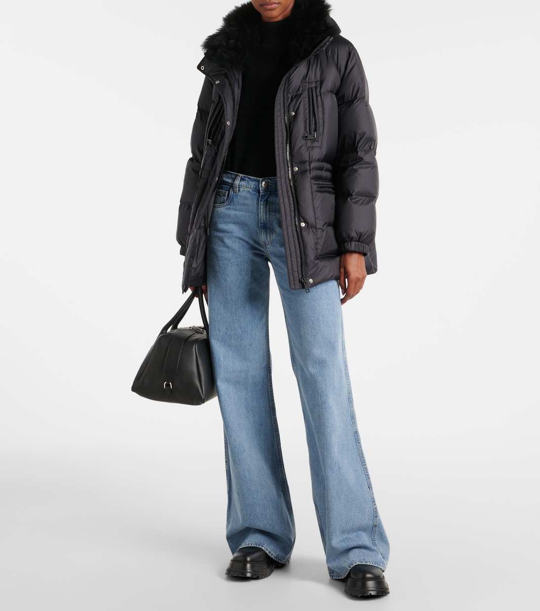 Piumino con shearling | Yves Salomon