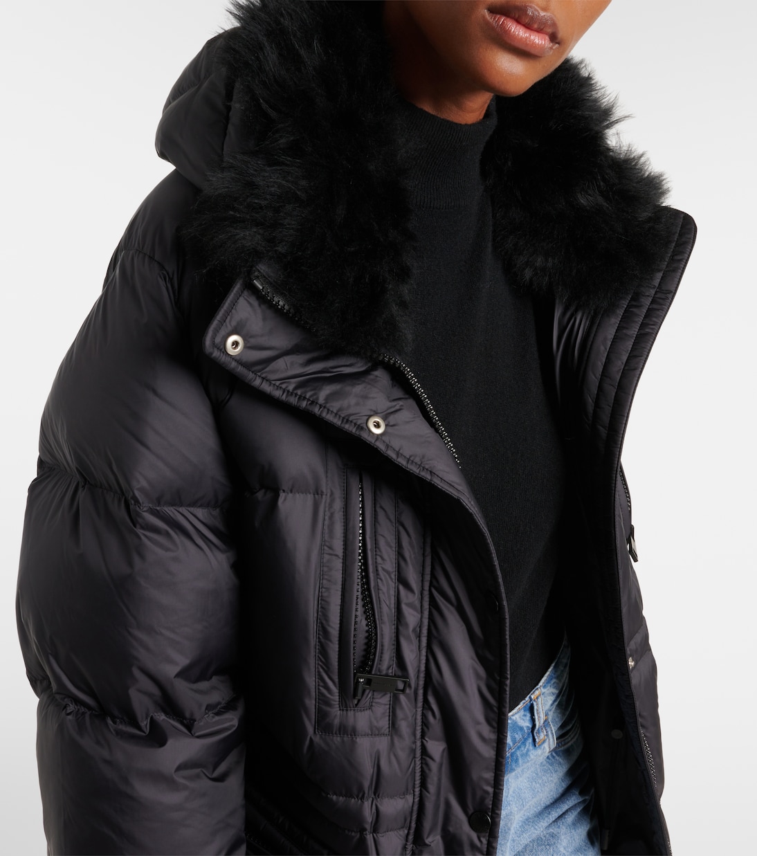 Piumino con shearling | Yves Salomon