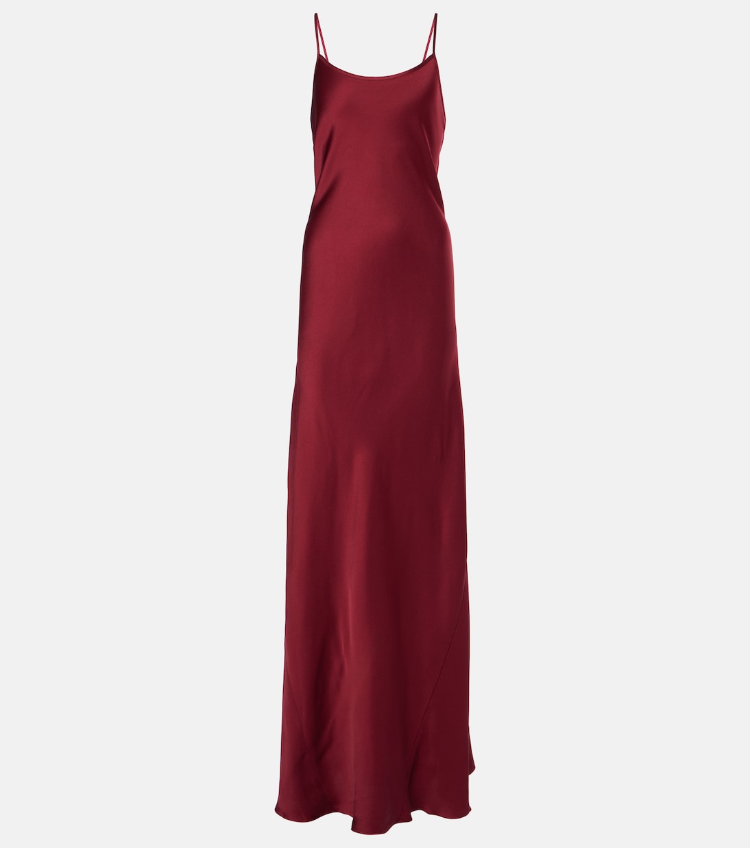 Robe longue en crêpe de satin | Victoria Beckham