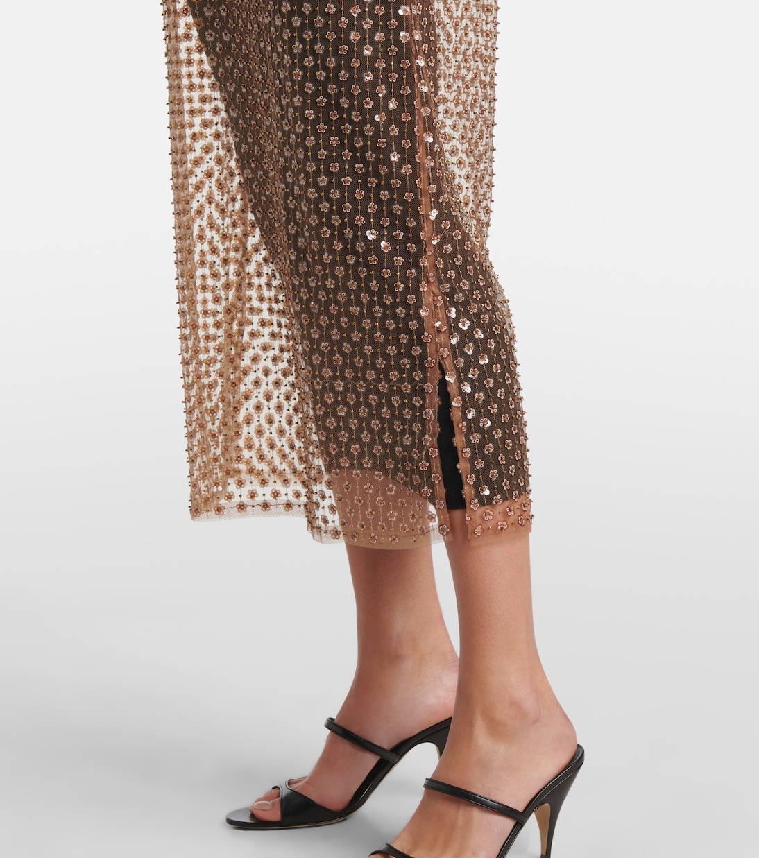 Midikleid Pure Glam aus Wolle mit Pailletten | Dorothee Schumacher